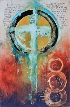 Abstract Cross Paintings