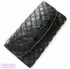 Alligator Trifold Wallets