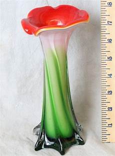 Antique Filigree Glass Vases
