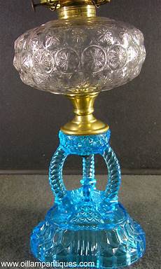Antique Glass Oil Lamp