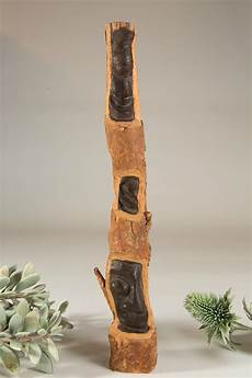 Antique Wooden Tree Lamp