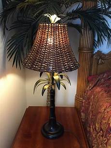 Antique Wooden Tree Lamp