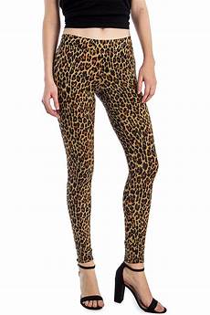 Brushed Leopard Print Joggers