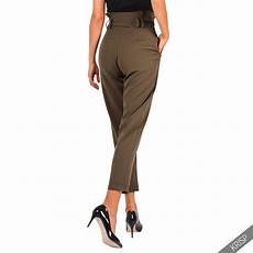 Cropped Peg Trousers
