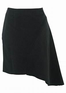 Crystal Hem Melton Wool Skirt