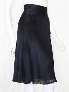 Crystal Hem Melton Wool Skirt