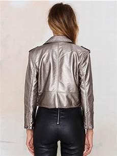 Faux Leather Biker Trousers