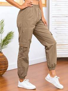 Grid Print Joggers