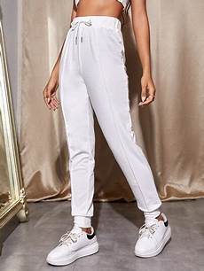 Grid Print Joggers