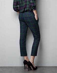 Laundry Check Cigarette Trousers