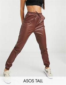 Leather-Look Joggers