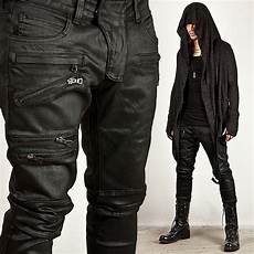 Leather-Look Skinny Biker Trousers