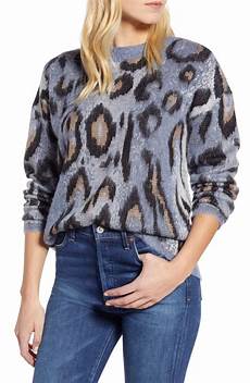 Leopard Jacquard Sweat