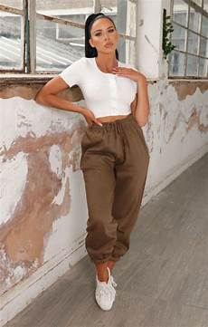 Marl Mix Side Stripe Joggers