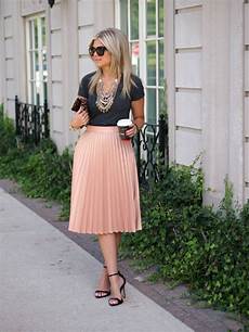 Metallic Pleated Midi Skirt