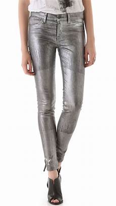 Metallic Skinny Trousers