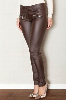 Metallic Skinny Trousers