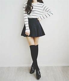 Monochrome Flippy Skirt
