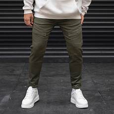 Moto Khaki Tencel Joggers