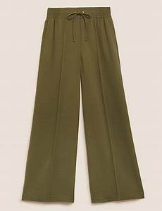 Petite Crepe Peg Leg Trousers