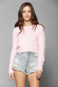 Petite Fluffy Knit Sweat