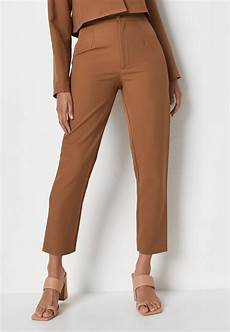 Petite Laundry Check Cigarette Trousers