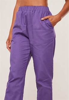 Petite Laundry Check Cigarette Trousers