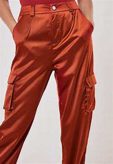 Petite Satin Joggers