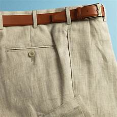 Pleat Pinstripe Trousers