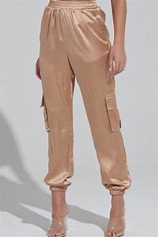 Satin Side Stripe Joggers