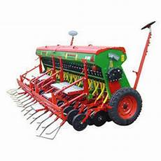Seed Drill Mounted with Fertilizer and Spring Tine