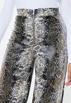 Snake Print Trousers