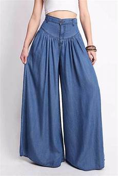 Striped Wide Leg Trousers
