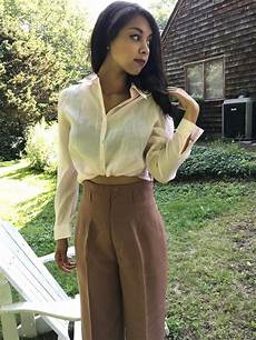 Striped Wide Leg Trousers