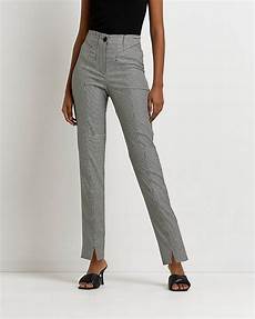 Tall Dogtooth Cigarette Trousers