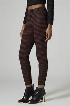 Tall Dogtooth Cigarette Trousers