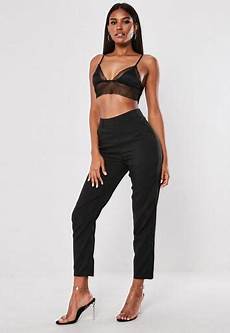 Tall Dogtooth Cigarette Trousers