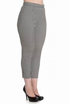 Tall Dogtooth Cigarette Trousers