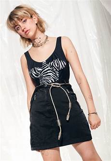 Tall Exclusive Suede Zip Skirt