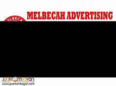 Tarpaulin Advertising Design Sample