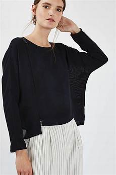 Textured Crop Sweat