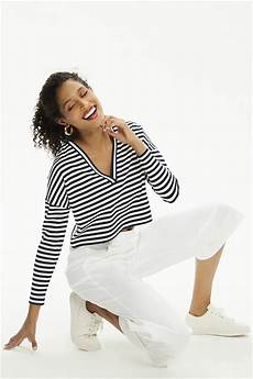 Textured Crop Sweat