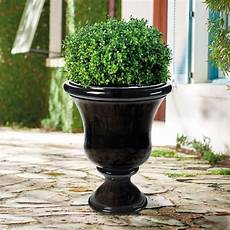 White Fiberglass Planter